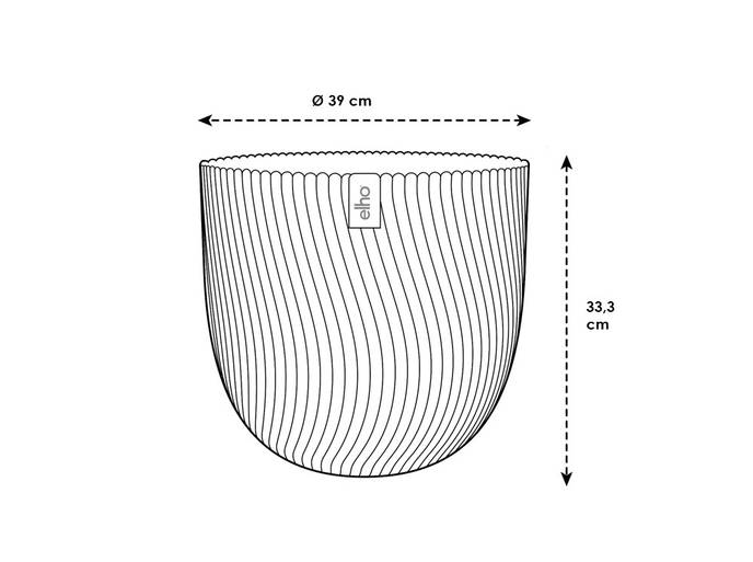 sereh rond 40cm scandinavisch groen